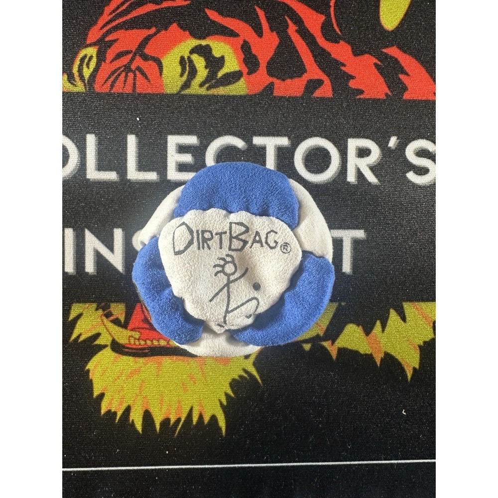 World Footbag Dirtbag Classic Sand Filled Footbag Hacky Sack Blue White NEW